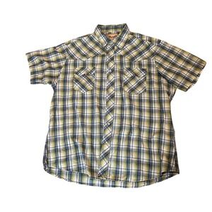 Wrangler Pearl Snap Short Sleeve Western Shirt – Size XL
